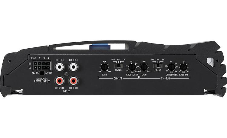 Alpine MRX-F65 4-channel car amplifier — 110 watts RMS x 4 at