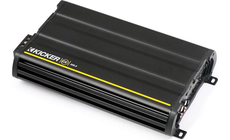 Kicker 12CX300.4 4-channel car amplifier — 40 watts RMS x 4 at 