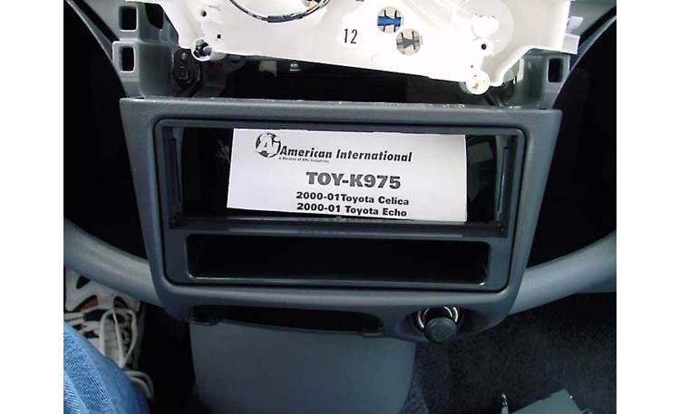 American International TOYK975 Dash Kit Kit shown installed without new radio