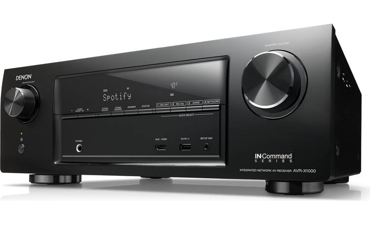 Denon AVR-X1000 IN-Command 5.1-channel home theatre receiver with