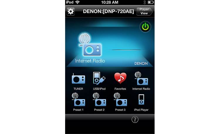 Denon DNP-720AE <!--c-->The free Denon Remote app