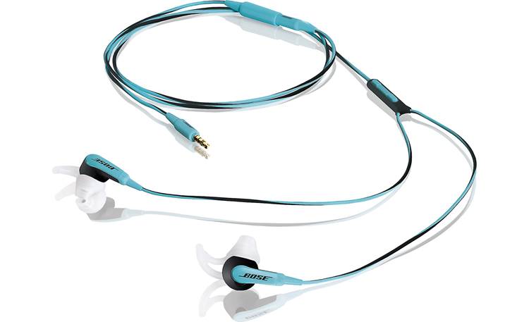 Bose SIE2i sport headphones Blue With in line remote and microphone at Crutchfield Canada