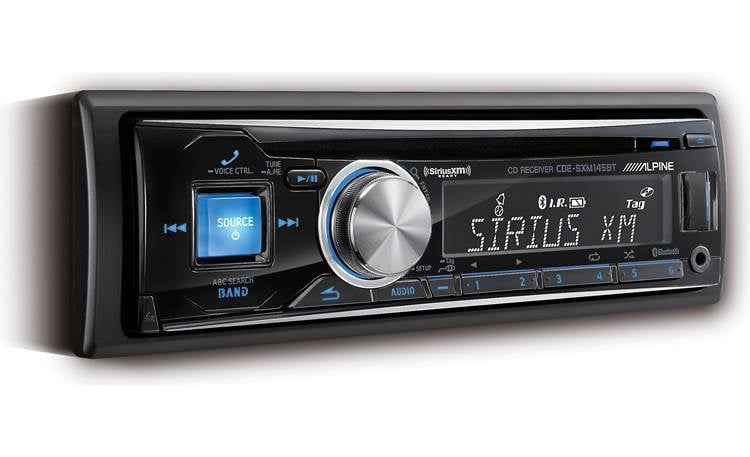 Alpine CDE-SXM145BT CD receiver with free SiriusXM satellite radio