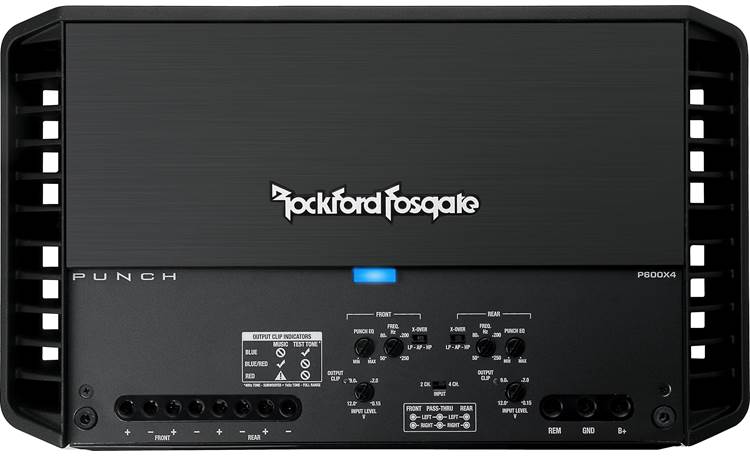 Rockford Fosgate Punch P600X4 4-channel car amplifier — 75