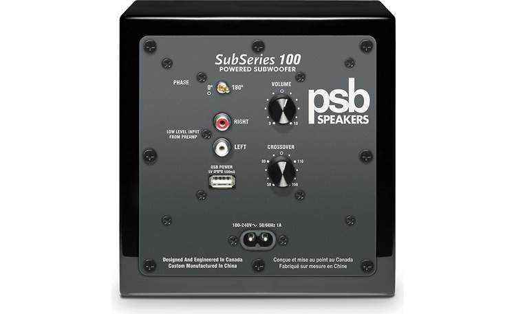 PSB Alpha PS1/SubSeries 100 SubSeries 100 (back)