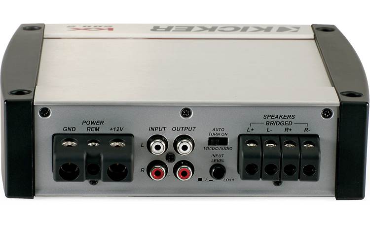 Kicker 40KX200.2 2-channel car amplifier — 50 watts RMS x 2 at
