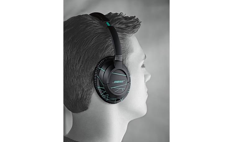 Bose® SoundTrue™ around-ear headphones (Black/Mint) With in-line
