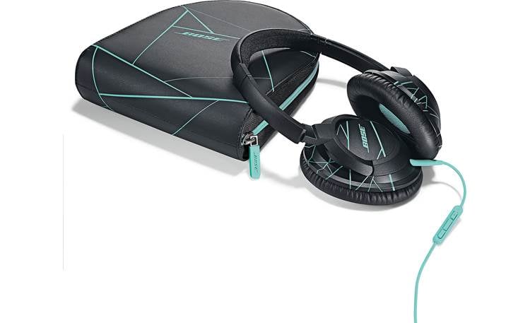Bose® SoundTrue™ around-ear headphones (Black/Mint) With in-line