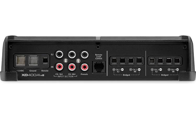 JL Audio XD400/4v2 Connection panel