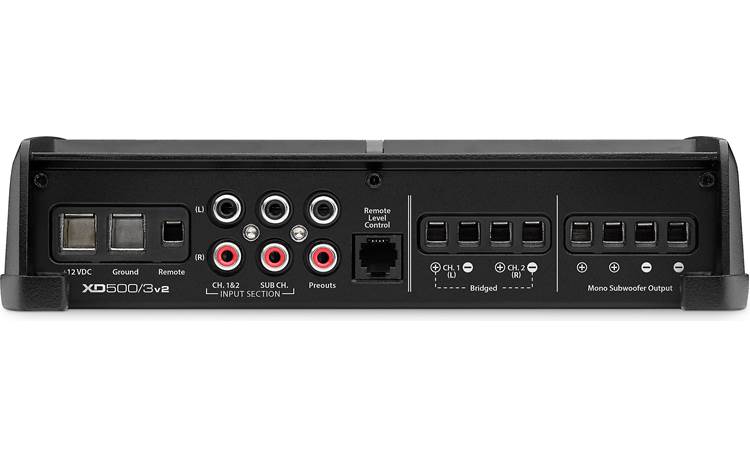 JL Audio XD500/3v2 Connection panel