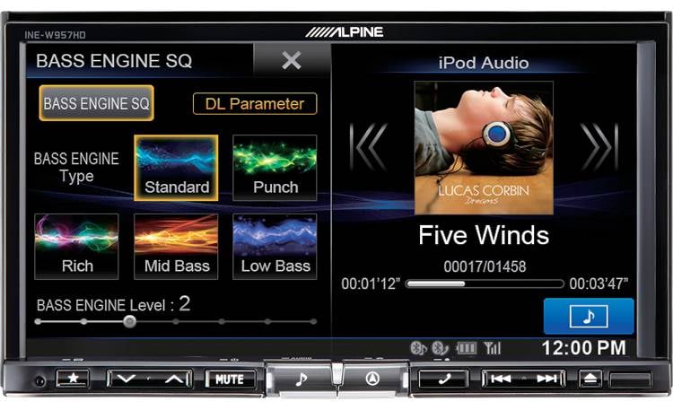 Alpine INE-W957HD See your album artwork and song info with plenty of detail