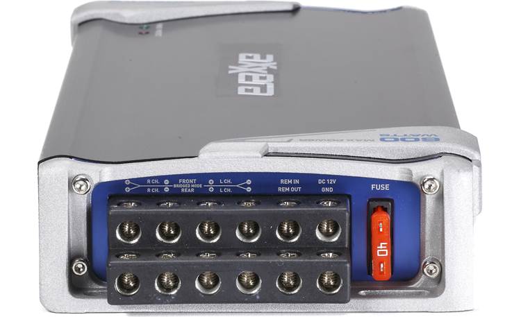 Axxera AX490D 4-channel car amplifier — 97 watts RMS x 4 at