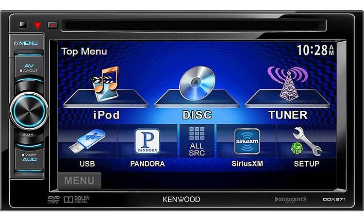 Kenwood DDX271 DVD receiver at Crutchfield Canada