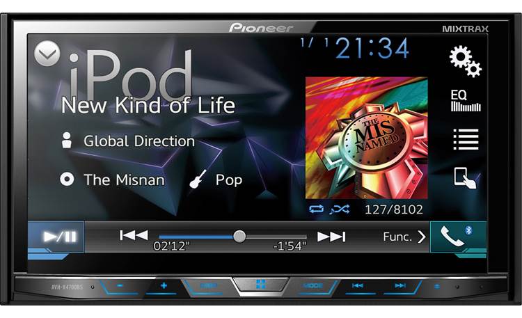 Pioneer AVH-X4700BS DVD receiver at Crutchfield Canada