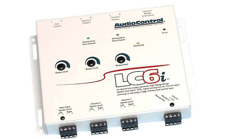 AudioControl LC6i (White) 6-channel line output converter for adding  outboard amps to your factory audio system at Crutchfield Canada