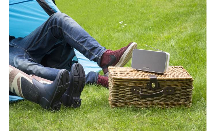 Cambridge Audio GO Radio in picnic setting