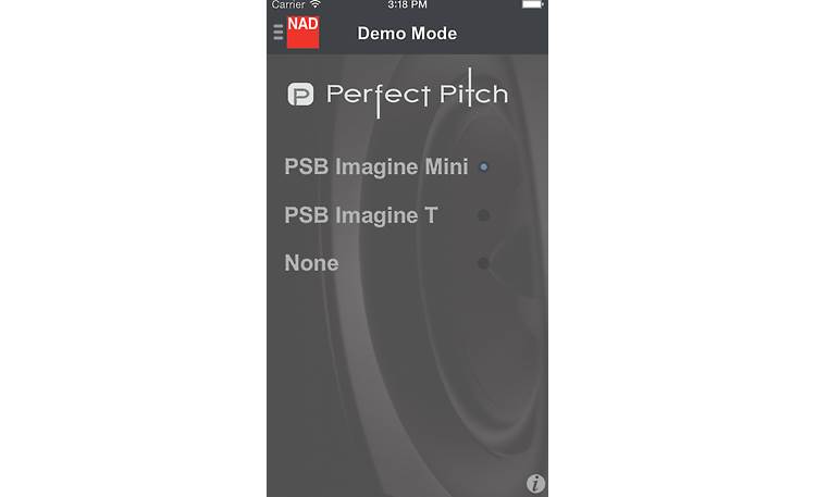 NAD D 7050 NAD's free app with Perfect Pitch