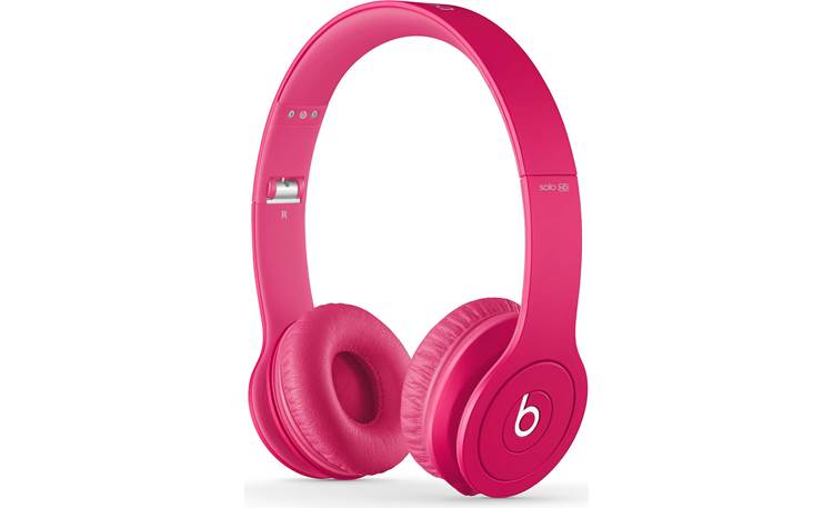 Beats by Dr. Dre Solo HD Pink On Ear Headphone with in line remote and microphone at Crutchfield Canada