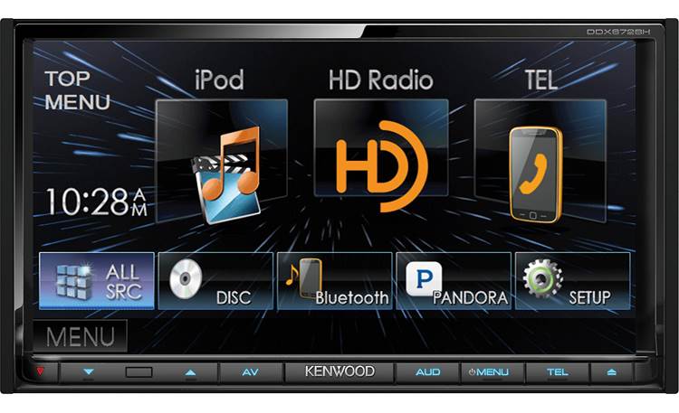 Kenwood DDX672BH DVD receiver at Crutchfield Canada