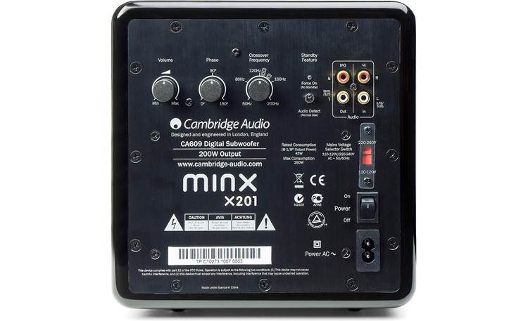 Cambridge Audio Minx X201 Back