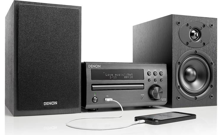 Denon D-M40 CD/FM micro desktop stereo system at Crutchfield Canada