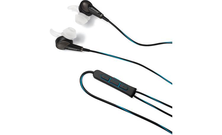 Bose® QuietComfort® 20 Acoustic Noise Cancelling® headphones StayHear®+ tips fit comfortably in your ear