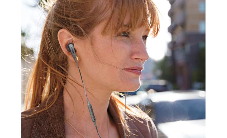 Bose® SoundSport® in-ear headphones StayHear® tips fit comfortably in your ear