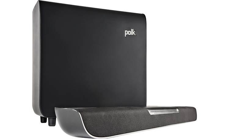 Polk Audio MagniFi One Included wireless sub provides substantial bass