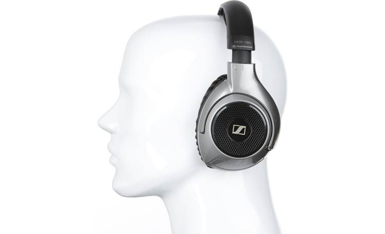 Sennheiser RS 180 Wireless headphones with docking station at