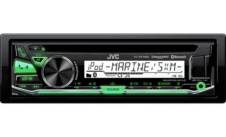 JVC KD-R97MBS CD receiver for Jeep, powersports, or marine