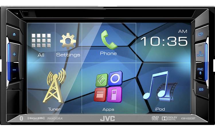 JVC KW-V220BT DVD receiver at Crutchfield Canada