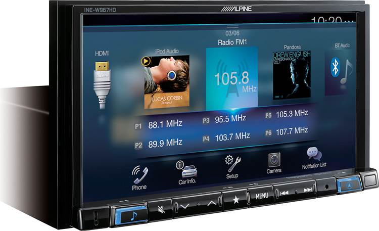 Alpine INE-W967HD Choose your sources with ease.