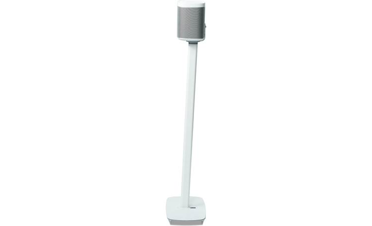 Flexson Floor Stand White - front view (Sonos PLAY:1 not included)