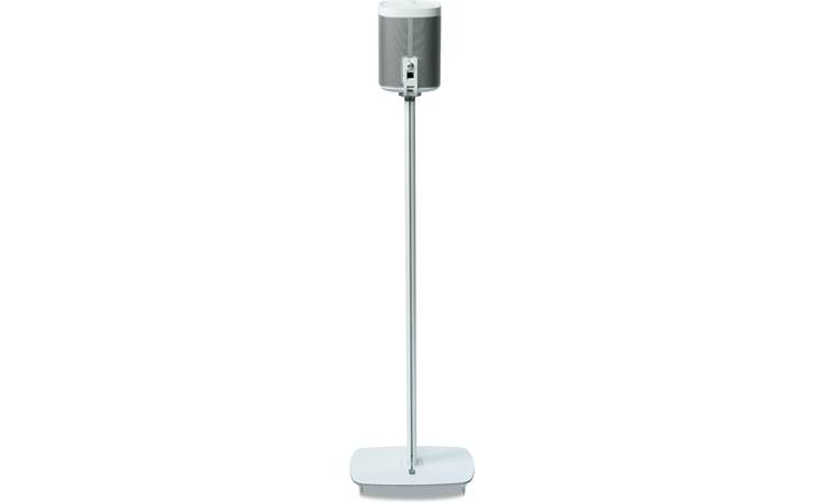 Flexson Floor Stand (pair) White - back view (Sonos PLAY:1 not included)