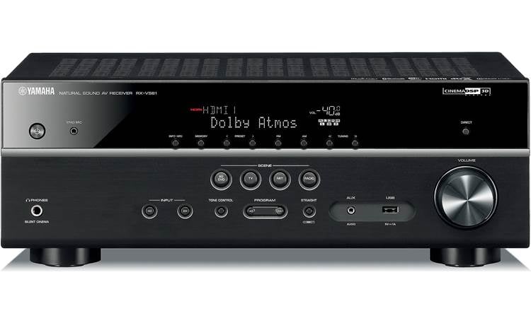 Yamaha RX-V581 7.2-channel home theatre receiver with Wi-Fi