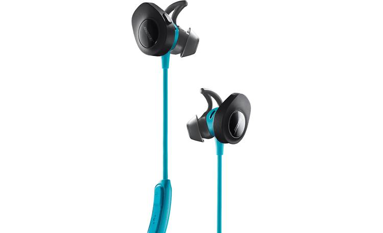 Bose® SoundSport® wireless headphones Extra-soft StayHearï¿½ sports ear tips fit securely and comfortably during workouts