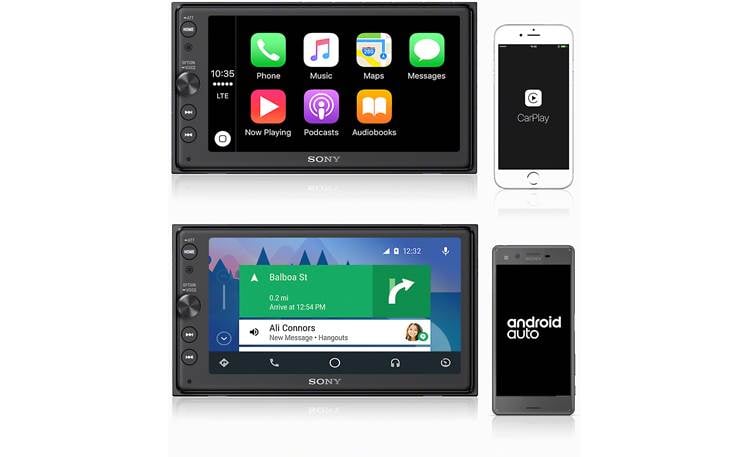 Sony XAV-AX100 Works with Android Auto and Apple CarPlay
