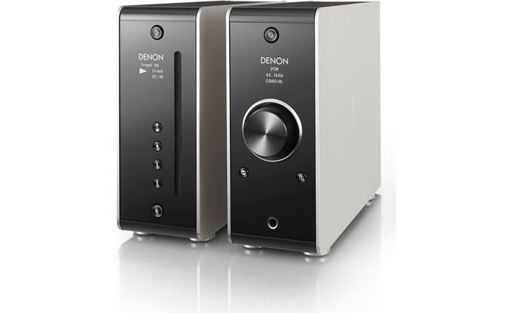 Denon DCD-50 Vertical orientation with PMA-50 integrated amp (not included)