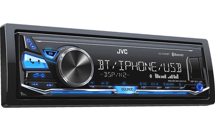 JVC KD-X240BT Built-in Bluetooth connectivity