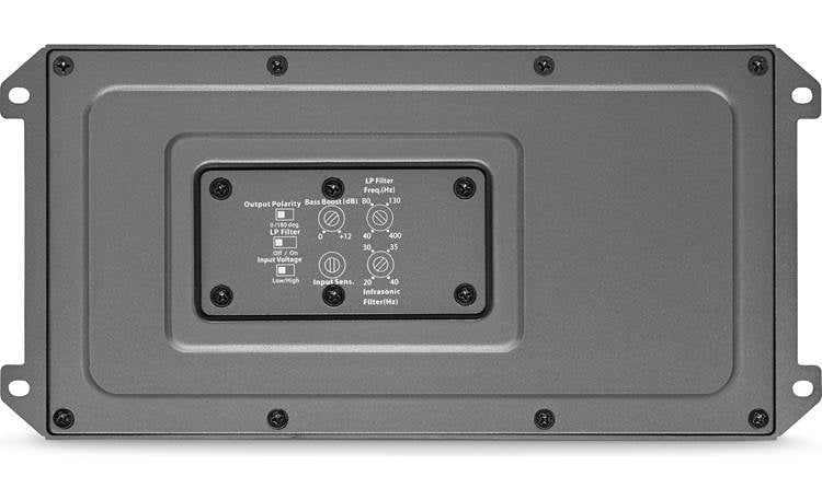 JL Audio MX500/1 A sealed cover protects the controls