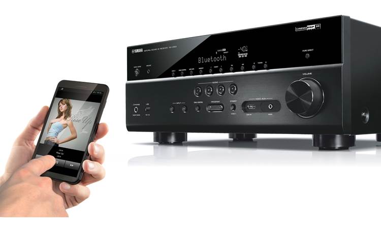 Yamaha RX-V683 Built-in Bluetooth lets you stream music wirelessly from a compatible device