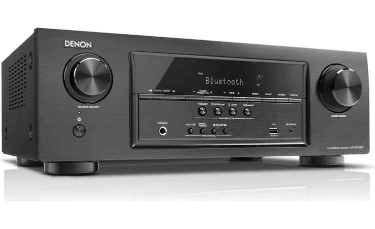 Denon AVR-S530BT Angled front view