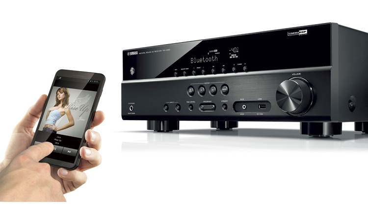 Yamaha RX-V383 Built-in Bluetooth lets you stream music from your compatible mobile device