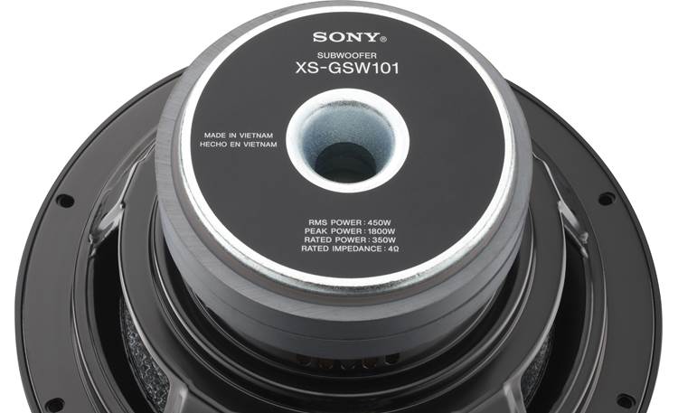 Sony XS-GSW101 Back
