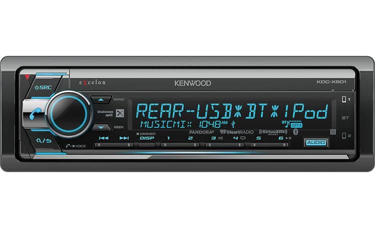 Kenwood Excelon KDC-X501 This Excelon receiver delivers great sound to go along with all its music choices