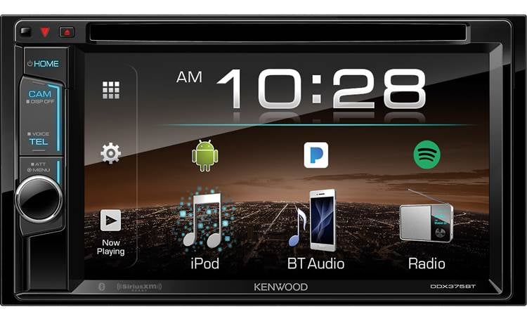 Kenwood DDX375BT Use this Kenwood's touchscreen to control Pandora, Spotify, and your high-res FLAC music files