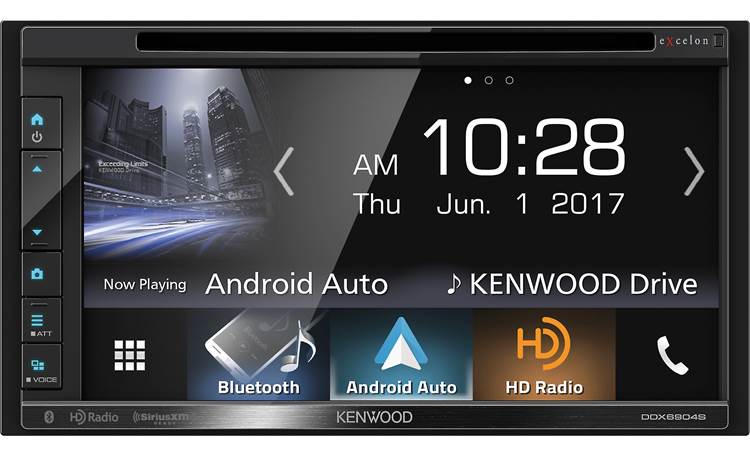 Kenwood Excelon DDX6904S This big-screen Excelon receiver offers Bluetooth, Android Auto, and Apple CarPlay