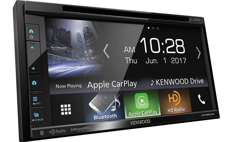 Kenwood Excelon DDX6904S Large icons get you where you want to go with a quick glance.