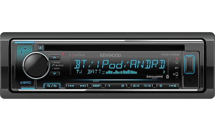 Kenwood Excelon KDC-X302 With Kenwood's Music Mix and Bluetooth, you get the ultimate road trip playlist