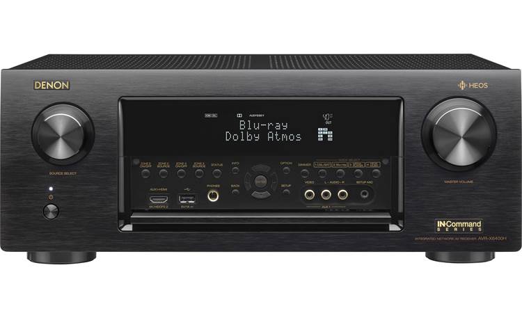 Denon AVR-X6400H IN-Command Front-panel connections and controls